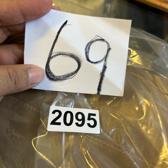 VTG Y2k Report Dubai Tan Suede Genuine leather Shoes Fringe platform Size 9 Wome - Picture 16 of 16